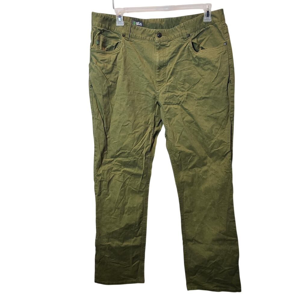 Stio Men's Rivet Canvas Pant green 40R x 31